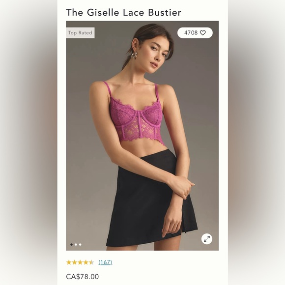 NWT Size XL - The Giselle Lace Bustier - Picture 15 of 16